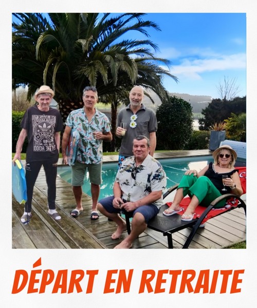 Soirée festive pour 5 départs en retraite